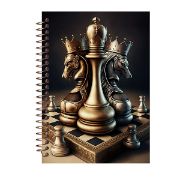 تصویر  دفتر ثبت حرکات شطرنج 100 برگ مشایخ کد CHESS001 