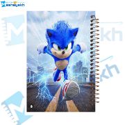تصویر  دفتر شطرنجی 50 برگ مشایخ طرح سونیک (SONIC) کد NCH116 (CH5)