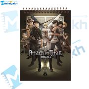تصویر  دفتر یادداشت 60 برگ مشایخ طرح اتک ان تایتان (ATTACK ON TITAN) کد DUB137