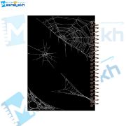 تصویر  دفتر یادداشت 2خط 60 برگ مشایخ طرح تارهای عنکبوت کد DLA170