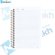 تصویر  دفتر یادداشت 2خط 60 برگ مشایخ طرح قلب کد DLA166 