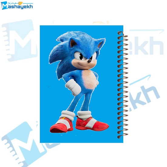 تصویر  دفتر مشق 60 برگ مشایخ طرح سونیک (SONIC) کد MN195 (2020)
