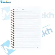 تصویر  دفتر یادداشت 2 خط مشایخ طرح وینتیج کد DLA114