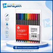 تصویر  فاین لاینر 12 رنگ کایزر کد SK808