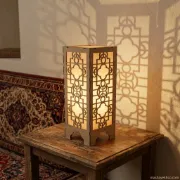 تصویر  چراغ خواب فیبراتور طرح سنتی کد LIGHT G1