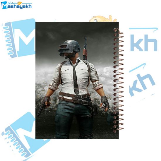 تصویر  دفتر مشق 60 برگ مشایخ طرح پابجی (PUBG) کد MN306 