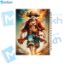 تصویر  دفتر مشق 60 برگ مشایخ طرح مانکی دی لوفی (MONKEY.D.LUFFY) طرح انیمه وان پیس کد MN429 