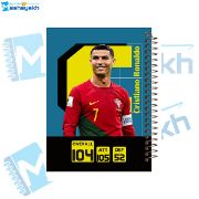 تصویر  دفتر مشق 100 برگ مشایخ طرح رونالدو مدل توپچی کد YN443 