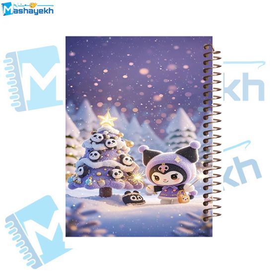 تصویر  دفتر مشق 100 برگ مشایخ طرح کرومی (KUROMI) کد YN460 