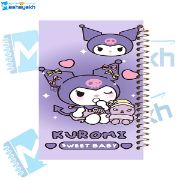 تصویر  دفتر مشق 100 برگ مشایخ طرح کرومی (KUROMI) کد YN462