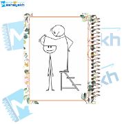تصویر  دفتر طراحی و اسکرپ بوک 40 برگ مشایخ طرح کیوت کد DSC464 