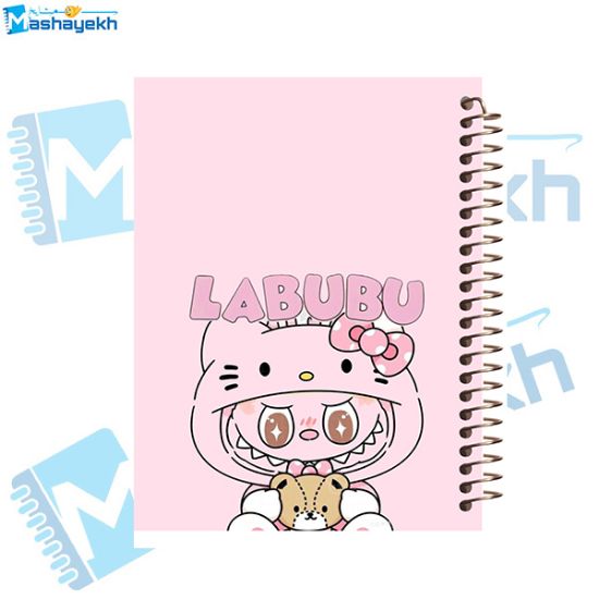 تصویر  دفتر یادداشت 60 برگ مشایخ طرح لبوبو (LABUBU) کد UB467 