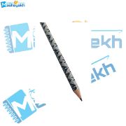 تصویر  مداد مشکی طرح دار آریا مدل بافتنی کد 3046