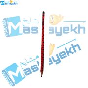 تصویر  مداد مشکی طرح دار آریا مدل کفشدوزکی