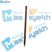 تصویر  مداد مشکی طرح دار آریا  مدل پلنگی