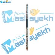 تصویر  مداد مشکی طرح دار آریا مدل برگ