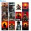 برچسب مشایخ طرح رد دد (RED DEAD) بسته 12 عددی با طراحی گرافیکی و چاپ باکیفیت
