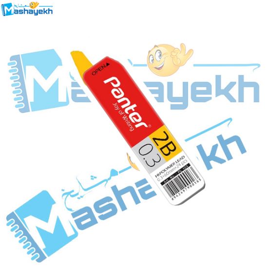 تصویر  نوک اتود 0.3 میلی متری پنتر مدل HI-POLYMER LEAD کد PL105 