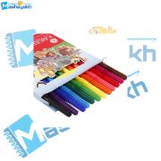 تصویر  ماژیک رنگ آمیزی 12 رنگ کایزر 