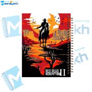 تصویر  دفتر مشق 100 برگ مشایخ طرح رد دد (RED DEAD) کد YN480