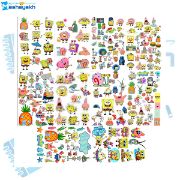 تصویر  برچسب مشایخ طرح باب اسفنجی مدل اسکرپ بوک  BR947 بسته 10 عددی 