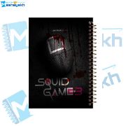 تصویر  دفتر مشق 60 برگ مشایخ طرح اسکویید گیم (Squid Game) کد MN501 