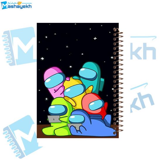 تصویر  دفتر مشق 100 برگ مشایخ طرح امانگ آس کد YN502