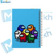 تصویر  دفتر مشق 100 برگ مشایخ طرح امانگ آس (AMONG US) کد YN524 
