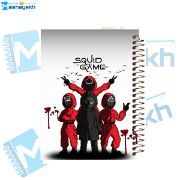 تصویر  دفتر مشق 100 برگ مشایخ طرح بازی مرکب (Squid Game) کد YN531