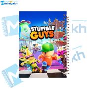 تصویر  دفتر مشق 100 برگ مشایخ طرح تلو تلو خوردن بچه ها  (STUMBLE GUYS)کد YN546