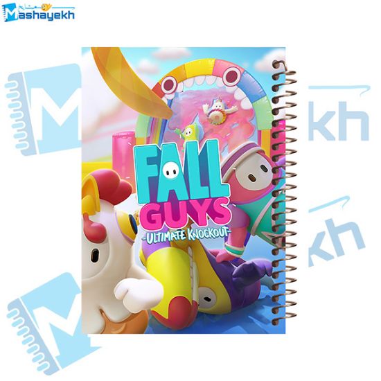 تصویر  دفتر مشق 100 برگ مشایخ طرح  فال گایز (FALL GUYS) کد YN548 