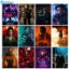 برچسب مشایخ طرح جان ویک (JOHN WICK) کد BR922 بسته 12 عددی
