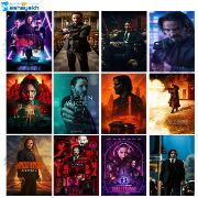 تصویر  برچسب مشایخ طرح جان ویک (JOHN WICK) کد BR628 بسته 12 عددی