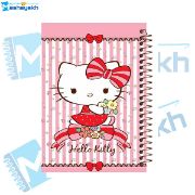 تصویر  دفتر مشق 60 برگ مشایخ طرح هلو کیتی ( Hello Katie ) کد MN557