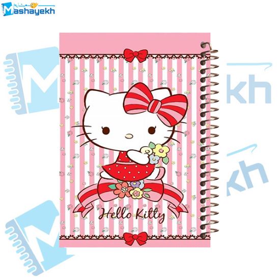 تصویر  دفتر مشق 60 برگ مشایخ طرح هلو کیتی ( Hello Katie ) کد MN557