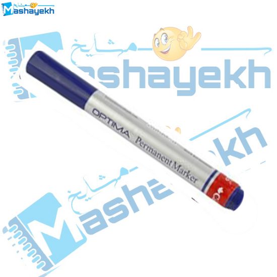 تصویر  ماژیک غیر وایتبرد آبی کنکو مدل اپتیما سر گرد 