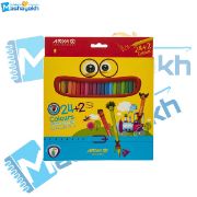 تصویر  مداد رنگی 2+24 رنگ آریا کد 3017