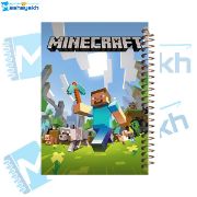 تصویر  دفتر مشق 60 برگ مشایخ طرح ماینکرافت (MINECRAFT) کد MN559