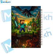 تصویر  دفتر مشق 60 برگ مشایخ طرح ماینکرافت (MINECRAFT) کد MN561