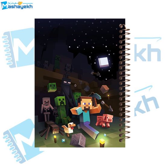 تصویر  دفتر مشق 60 برگ مشایخ طرح ماینکرافت (MINECRAFT) کد MN562