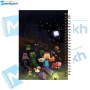 تصویر  دفتر مشق 60 برگ مشایخ طرح ماینکرافت (MINECRAFT) کد MN562