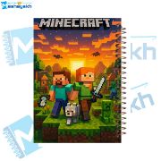 تصویر  دفتر مشق 60 برگ مشایخ طرح ماینکرافت (MINECRAFT) کد MN563