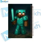 تصویر  دفتر مشق 100 برگ مشایخ طرح ماینکرافت (MINECRAFT) مدل هیروبراین کد YN564 