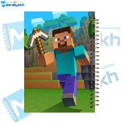 تصویر  دفتر مشق 100 برگ مشایخ طرح ماینکرافت (MINECRAFT) مدل کد YN568