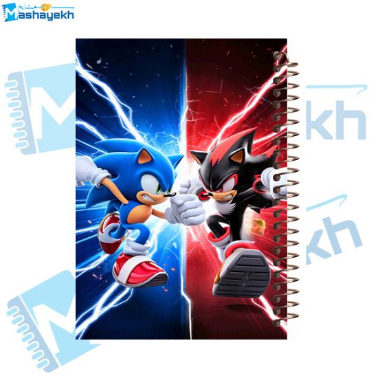 تصویر  دفتر مشق 60 برگ مشایخ طرح سونیک (SONIC) کد MN582