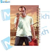 تصویر  دفتر مشق 60 برگ مشایخ طرح جی تی ای وی ( GTA V ) مدل ترور کد MN587