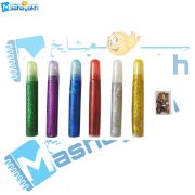 تصویر  چسب اکلیلی 6 رنگ الیت مدل 3549