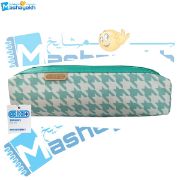 تصویر  جامدادی کپیتال مدل تک زیپ سبزآبی