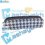 تصویر  جامدادی کپیتال مدل تک زیپ (مشکی سفید)