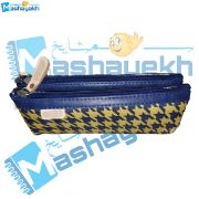 تصویر  جامدادی کپیتال مدل دو زیپ (خردلی سرمه ای)  